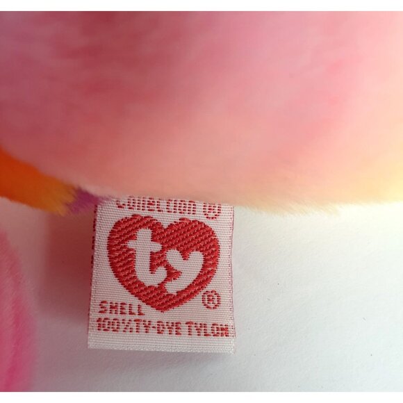 VTG Ty Beanie Buddies Fish LIPS 13" LG Plush 1999 Multicolor Collection Sea - Picture 10 of 10